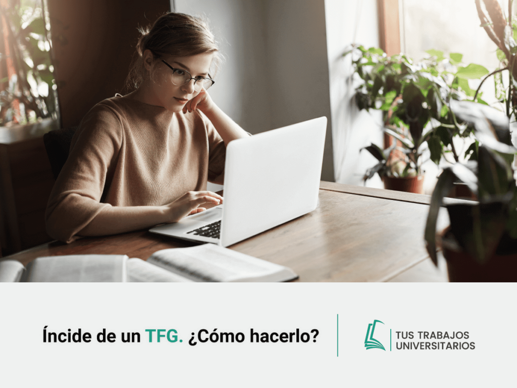 cómo hacer el índice de un tfg